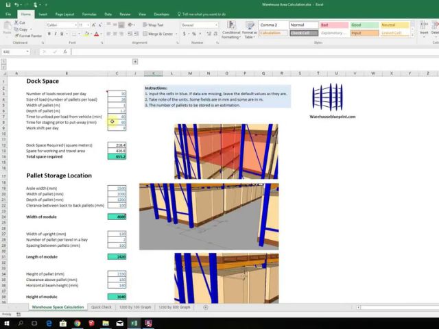 cách vẽ sơ đồ kho trong excel 3