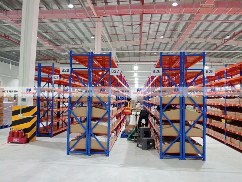 Cấu tạo kệ trung tải 7 tầng cơ bản Cấu tạo kệ trung tải 7 tầng cơ bản