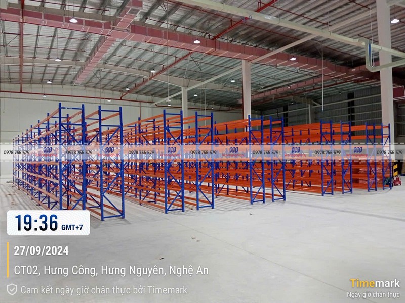 dự án kệ trung tải 7 tầng