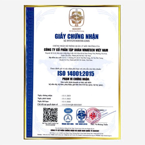 chứng nhận